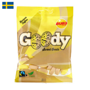 BUBS Godis Goody Sweet Ovals Banana Toffee