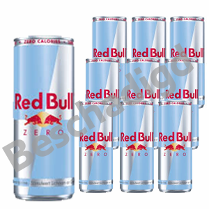 10X Red Bull Zero (Beschadigd)