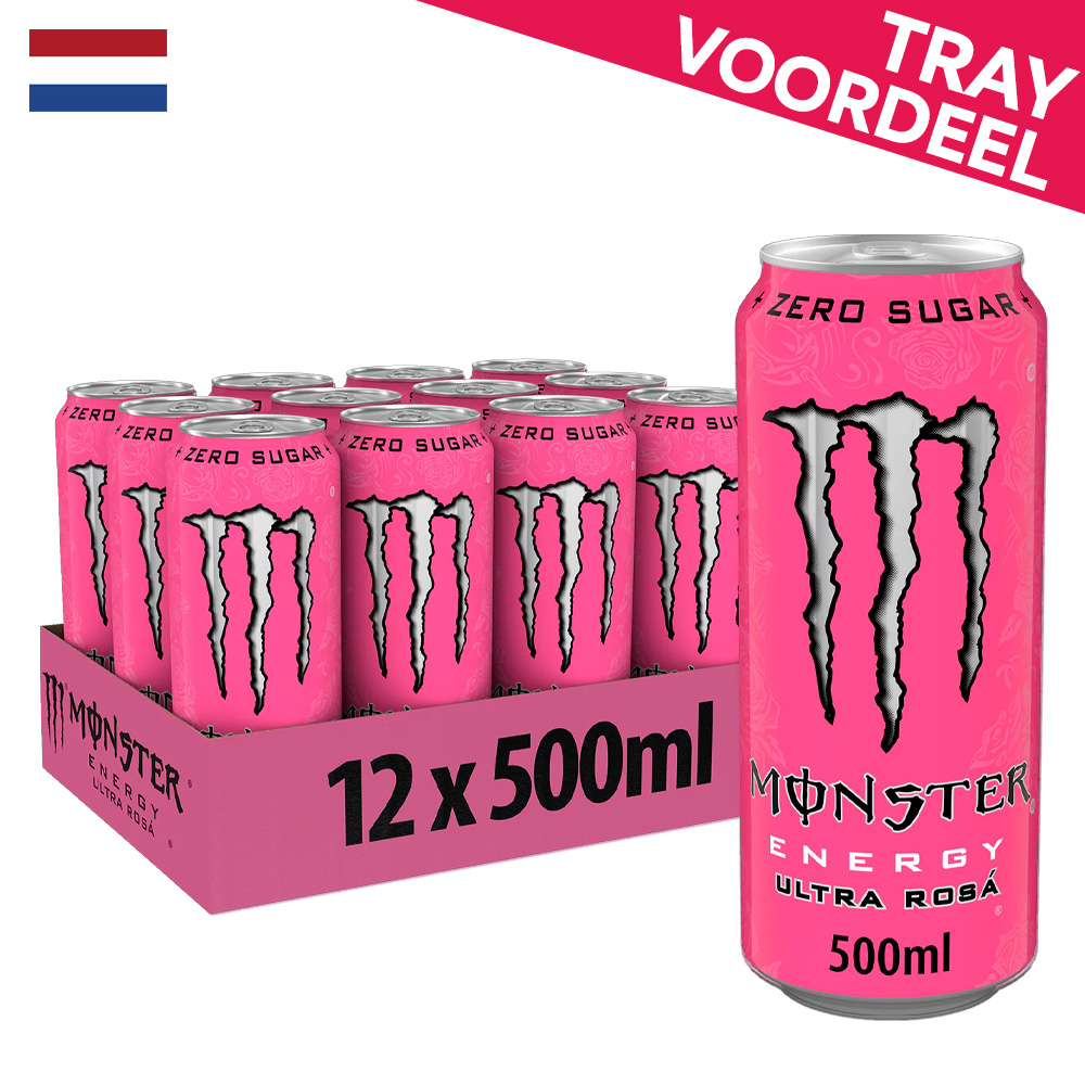 12x Monster Energy Ultra Rosa