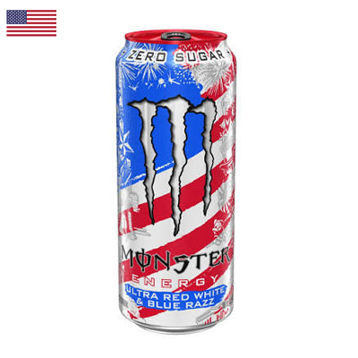 Monster Energy Ultra Red, White & Blue Razz